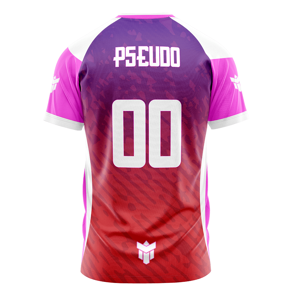 Maillot TXO Gradient Rose/Violet - Arrière